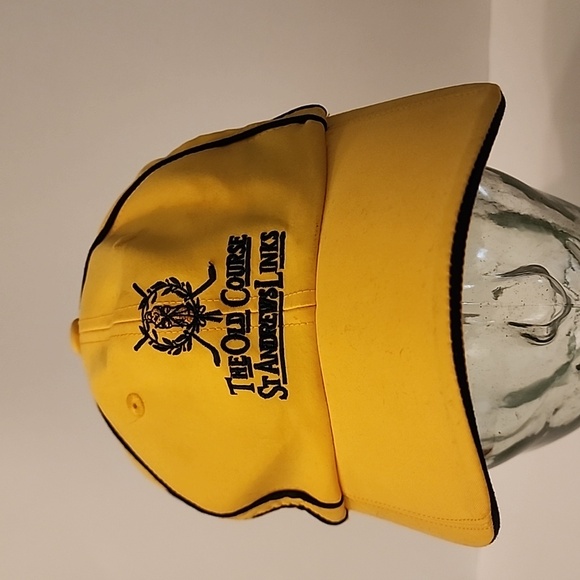 Baseball Cap - The Old Course St Andrew's Links Tartan Collection. Yellow. - Picture 1 of 7